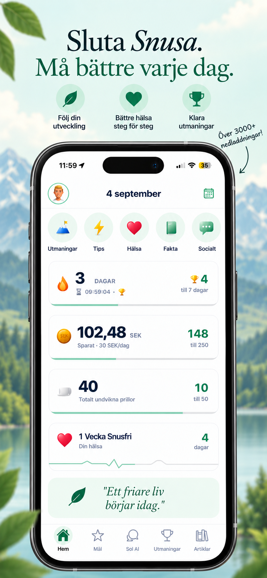 QuitSnus screenshot 1
