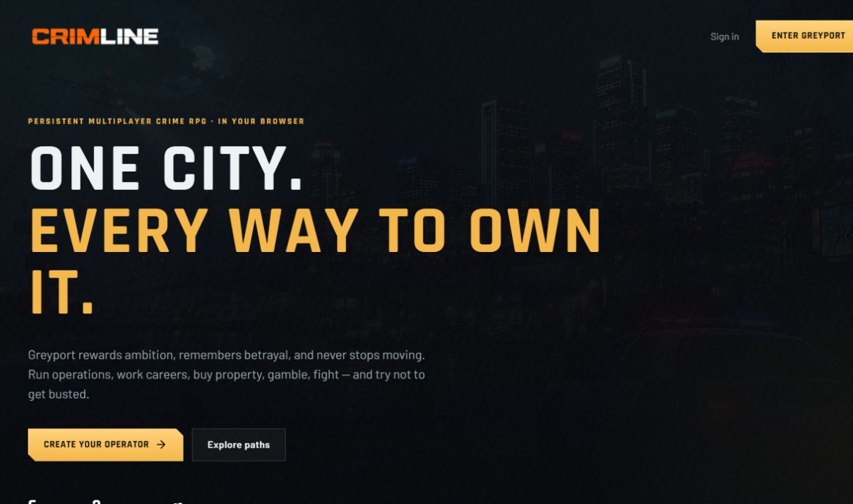 Crimline screenshot 1